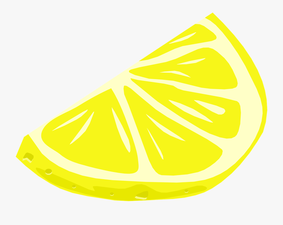 Lemon Slice Vector Png, Transparent Clipart