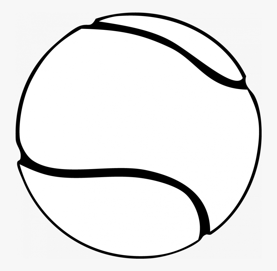 Tennis Ball Pictures Clip Art - Tennis Ball Clipart Black And White, Transparent Clipart