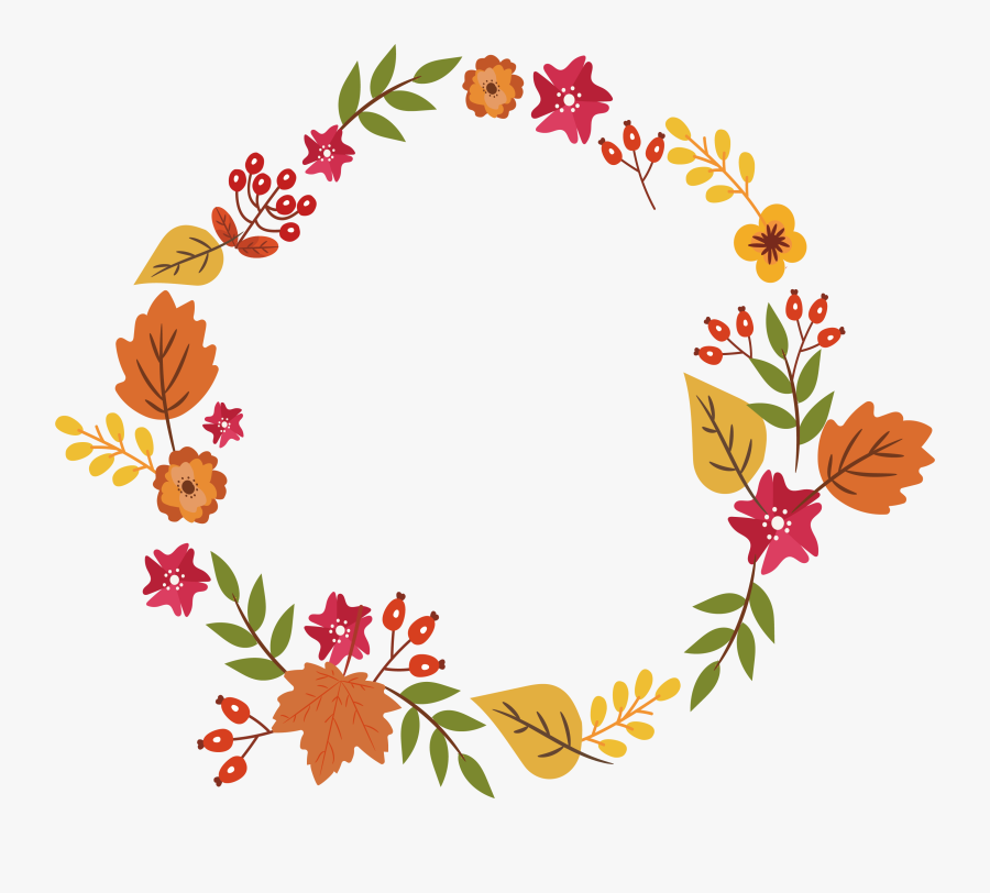 Garland Clipart Autumn - Fall Leaf Garland Png, Transparent Clipart