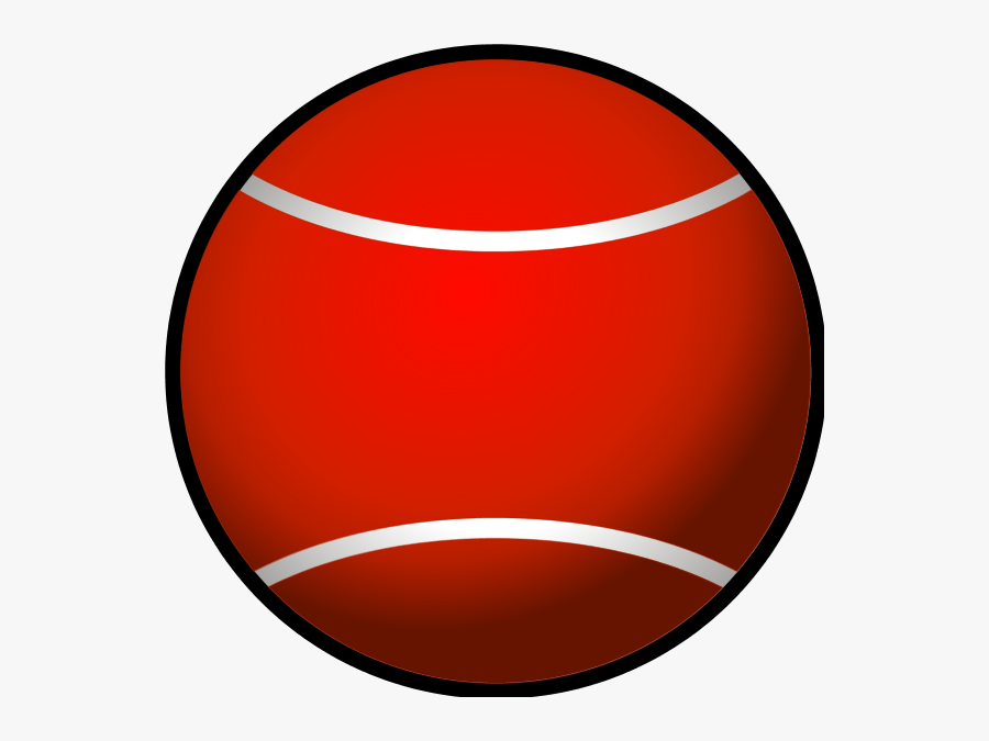 Tennis Ball Simple Vector Clip Art - Red Tennis Ball Png, Transparent Clipart