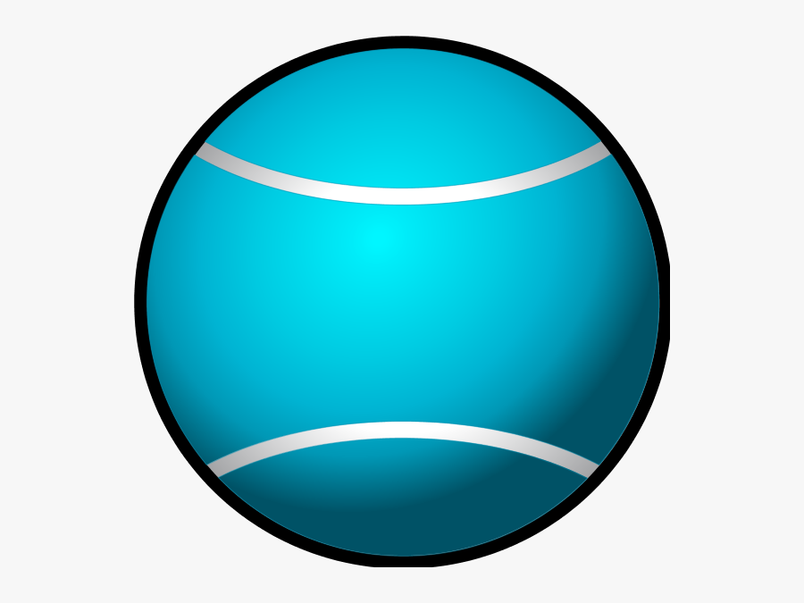 Blue Tennis Ball Clip Art, Transparent Clipart