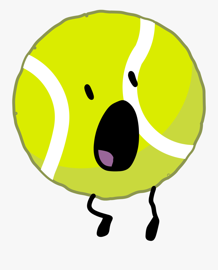 Battle For Dream Island Wiki - Tennis Ball From Bfb, Transparent Clipart