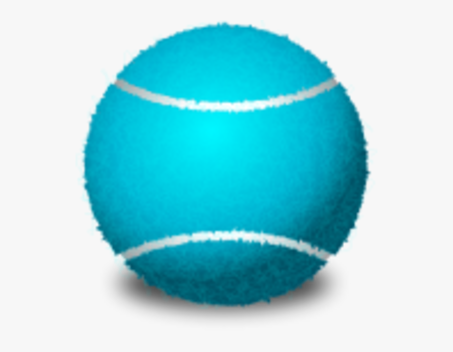 Blue Tennis Ball Racket Png - Blue Tennis Ball Transparent Background, Transparent Clipart