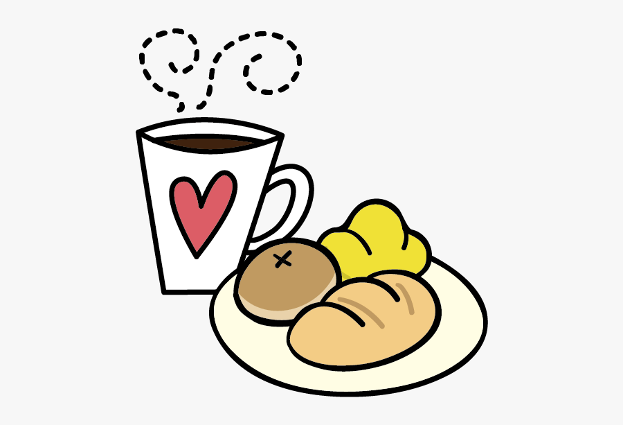 Breakfast Coffee Food Bread Clip Art - Breakfast Clip Art Png, Transparent Clipart