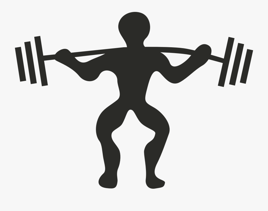 Clip Art Fitness Clipart - Powerlifting Clipart, Transparent Clipart