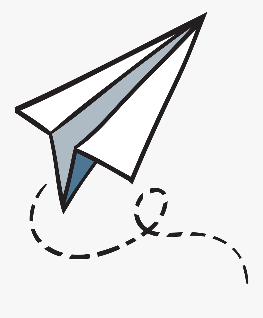 Airplane Paper Plane Clip Art - Paper Aeroplane Clip Art, Transparent Clipart