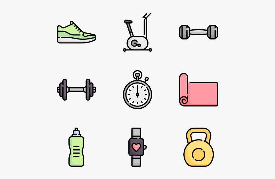 Exercise Equipment Vector Png, Transparent Clipart