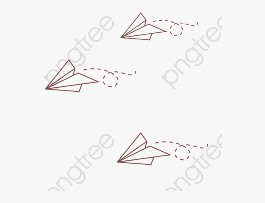 Paper Airplane Clipart Simple - Drawing, Transparent Clipart