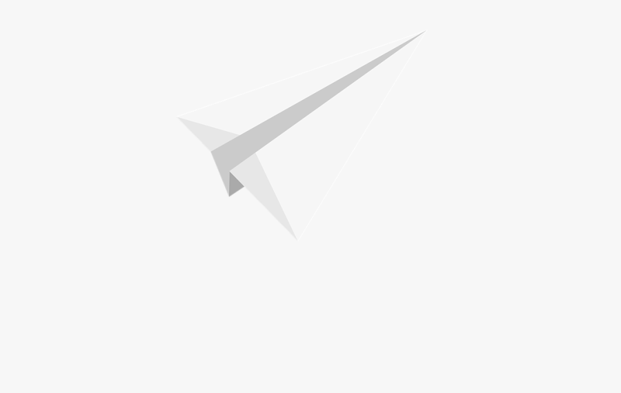 White Paper Plane Png Image - เครื่องบิน กระดาษ Png, Transparent Clipart