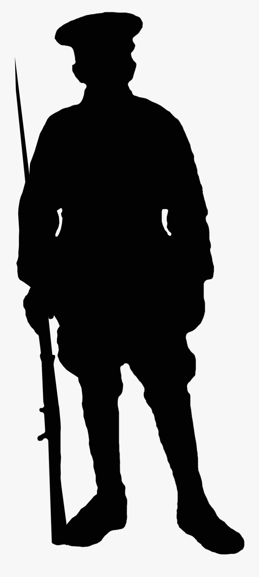 First World War Soldier Army Military Silhouette - World War 1 Soldier ...