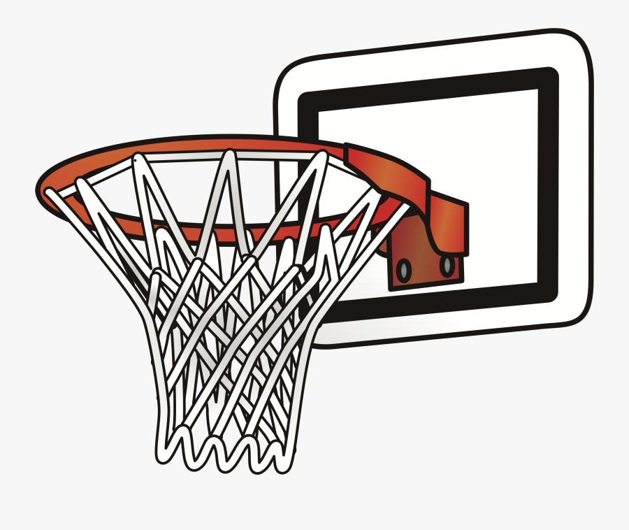 Line Hoop - Basketball Ring Clip Art, Transparent Clipart