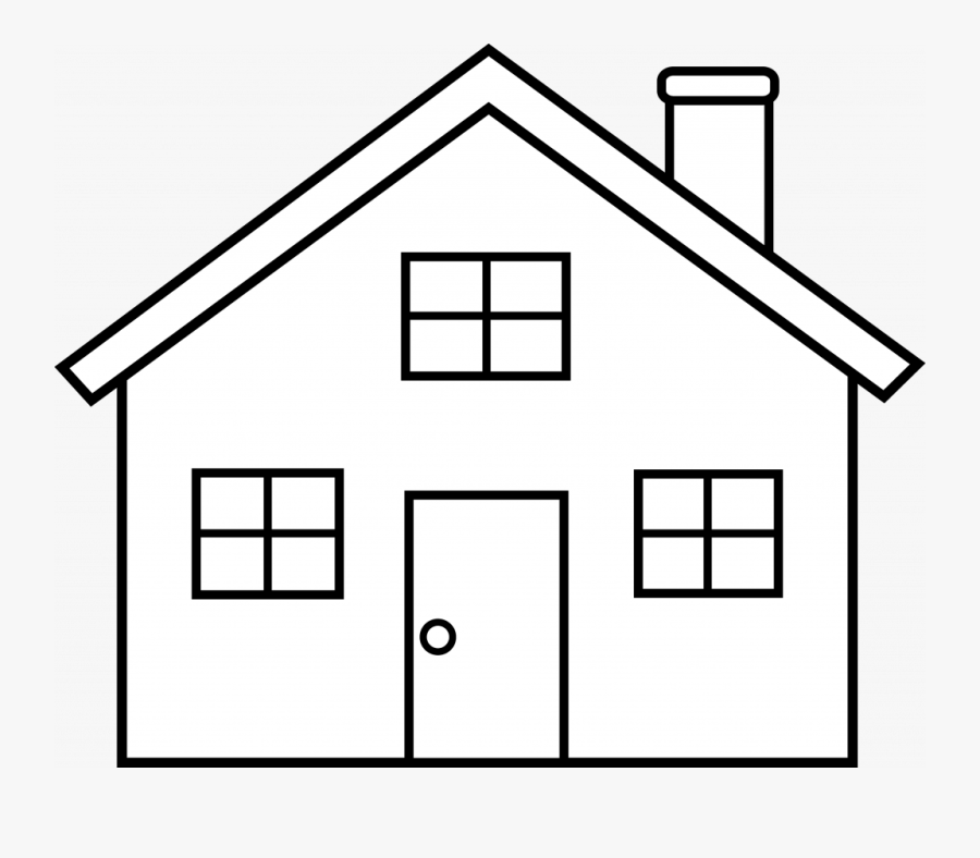 Download House Clipart For Printable Simple House Coloring Page Free Transparent Clipart Clipartkey