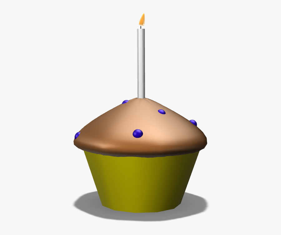 Birthday Muffin - Cake, Transparent Clipart