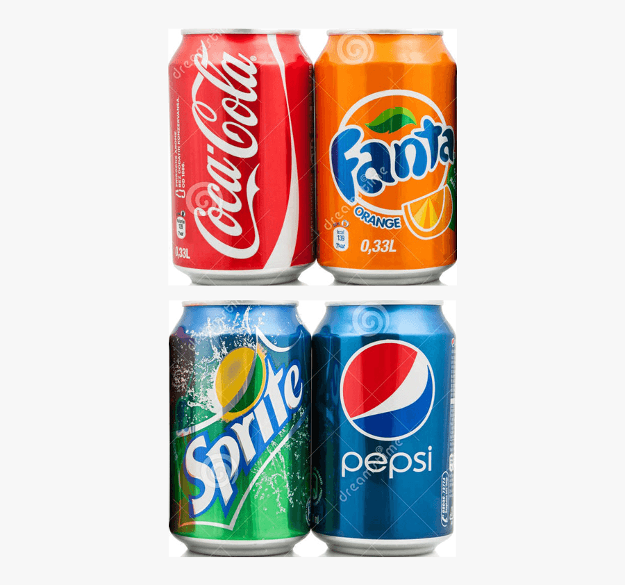 Coke Fanta Sprite Pepsi, Transparent Clipart