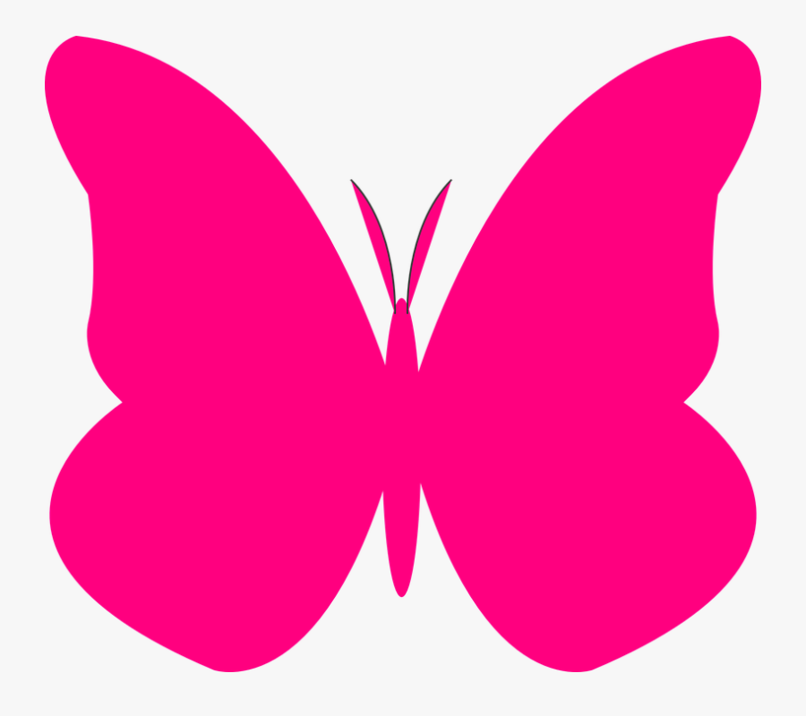 Transparent Mariposas Vector Png - Pink Butterfly Clip Art, Transparent Clipart