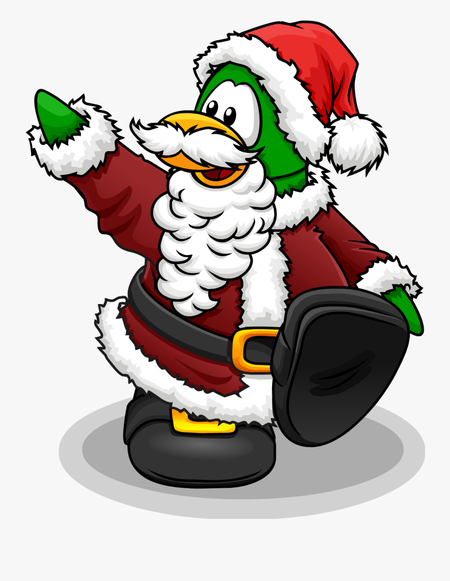 ​​ - Santa Claus Club Penguin, Transparent Clipart