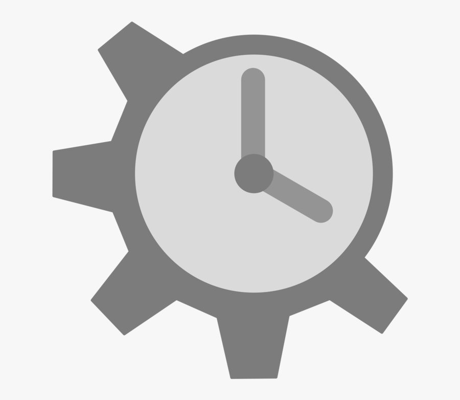 Symbol,angle,black And White - Half Gear Wheel Icon, Transparent Clipart