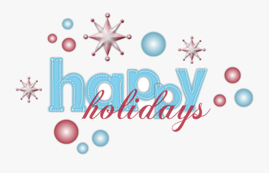Holiday Most Amazing Happy Holidays Wish Pictures And - Blue Happy Holidays Clipart, Transparent Clipart