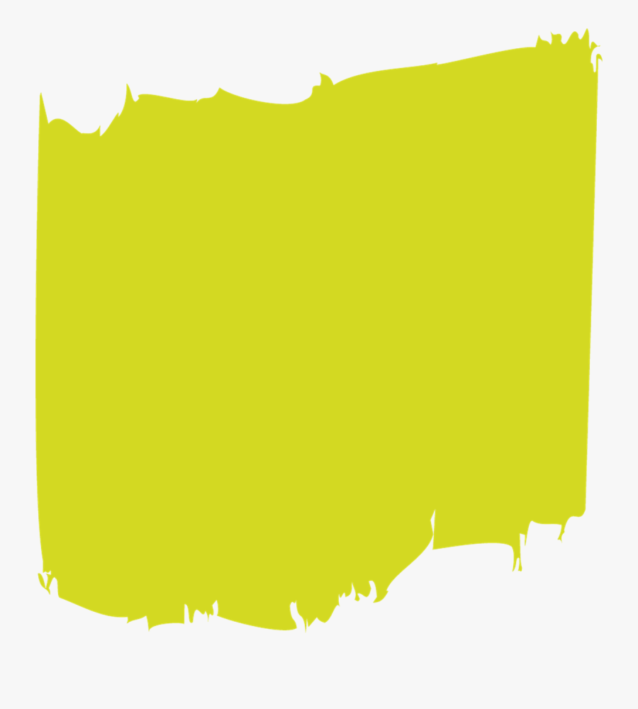 Yellow Splash Stroke Free Picture - Paint Text Box Png, Transparent Clipart