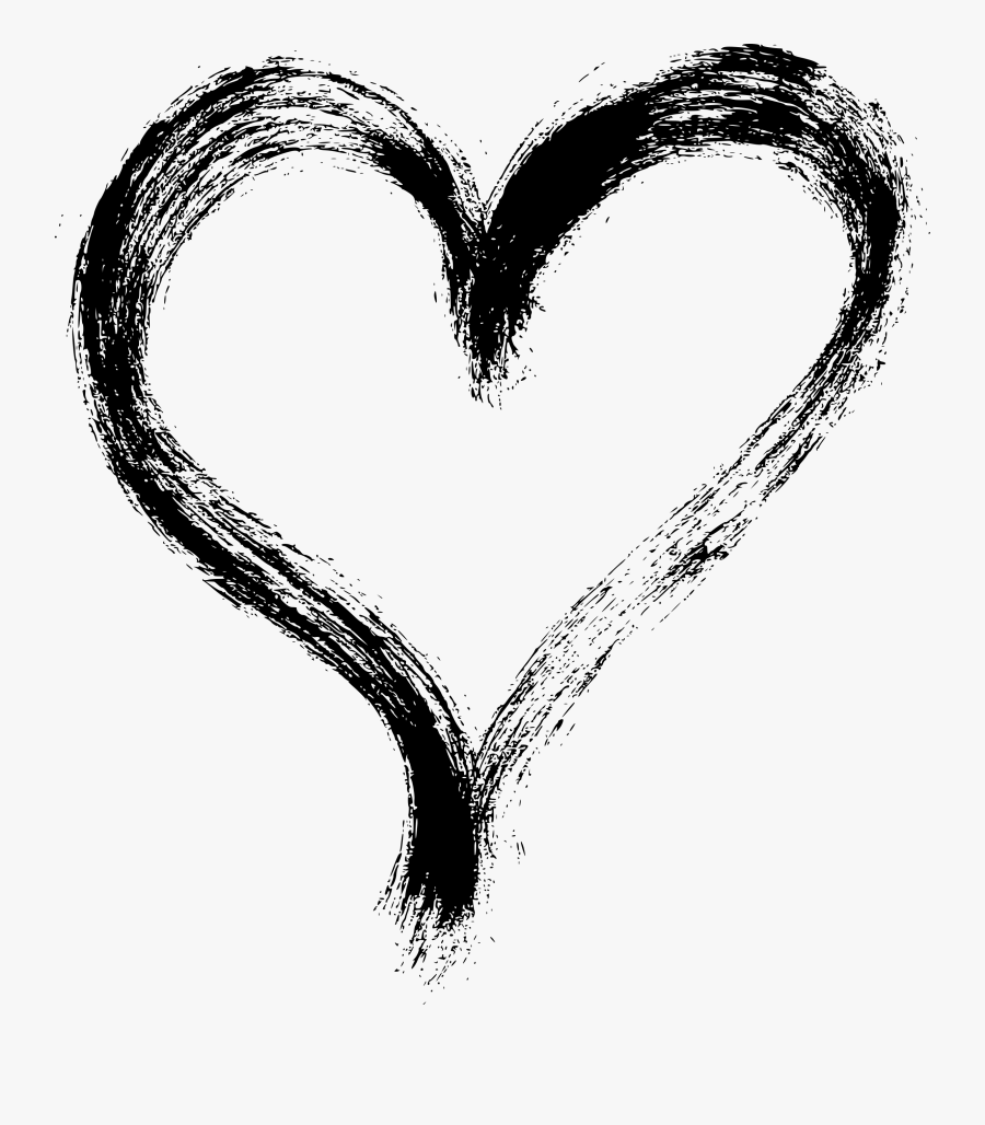 Download Brush Stroke Heart Png , Free Transparent Clipart - ClipartKey