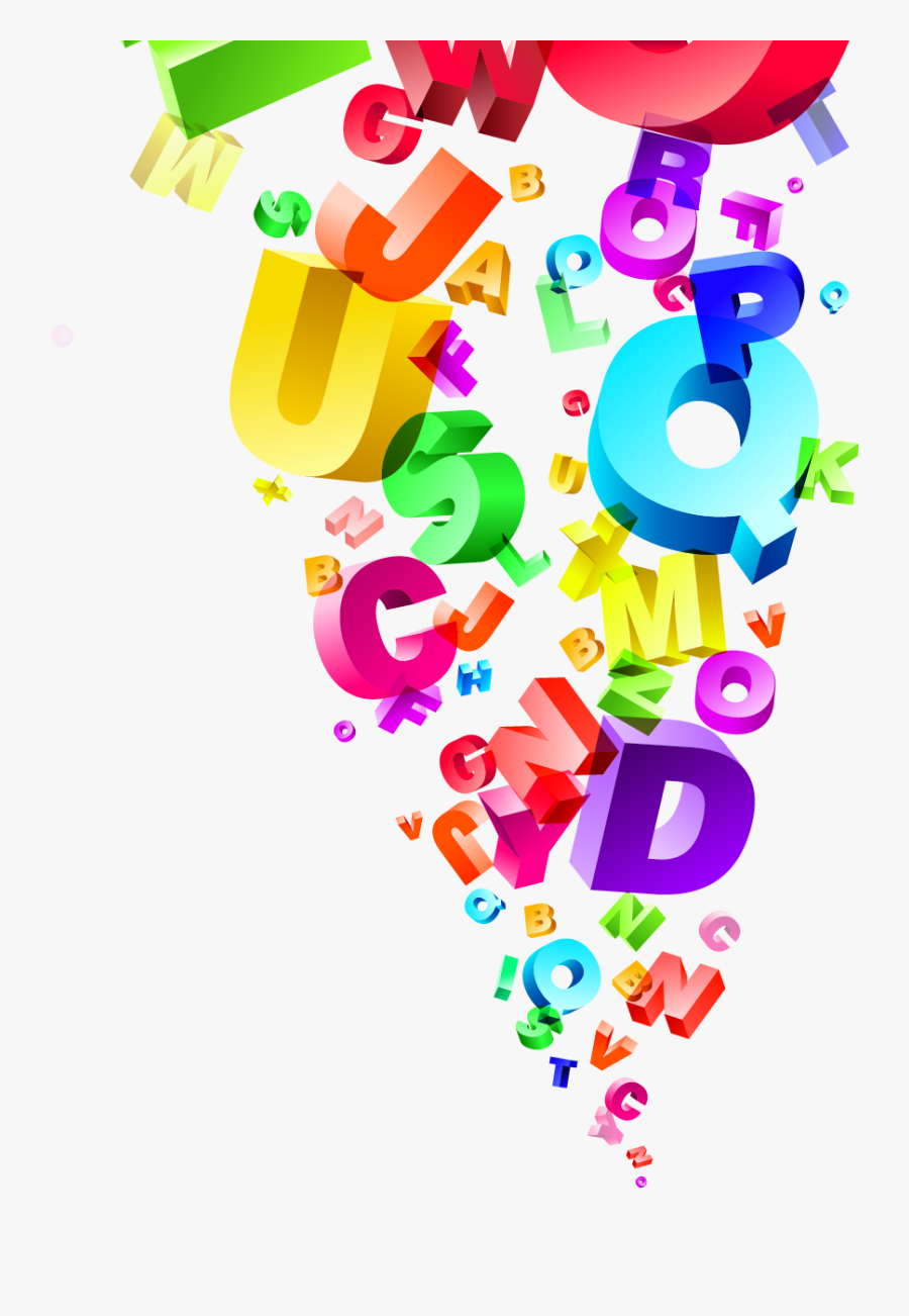 English Letters Clipart, Transparent Clipart