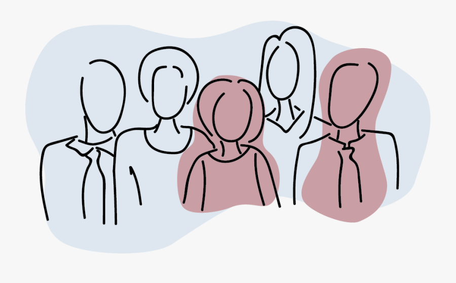 Illustration Of A Group Of People - Cartoon, Transparent Clipart
