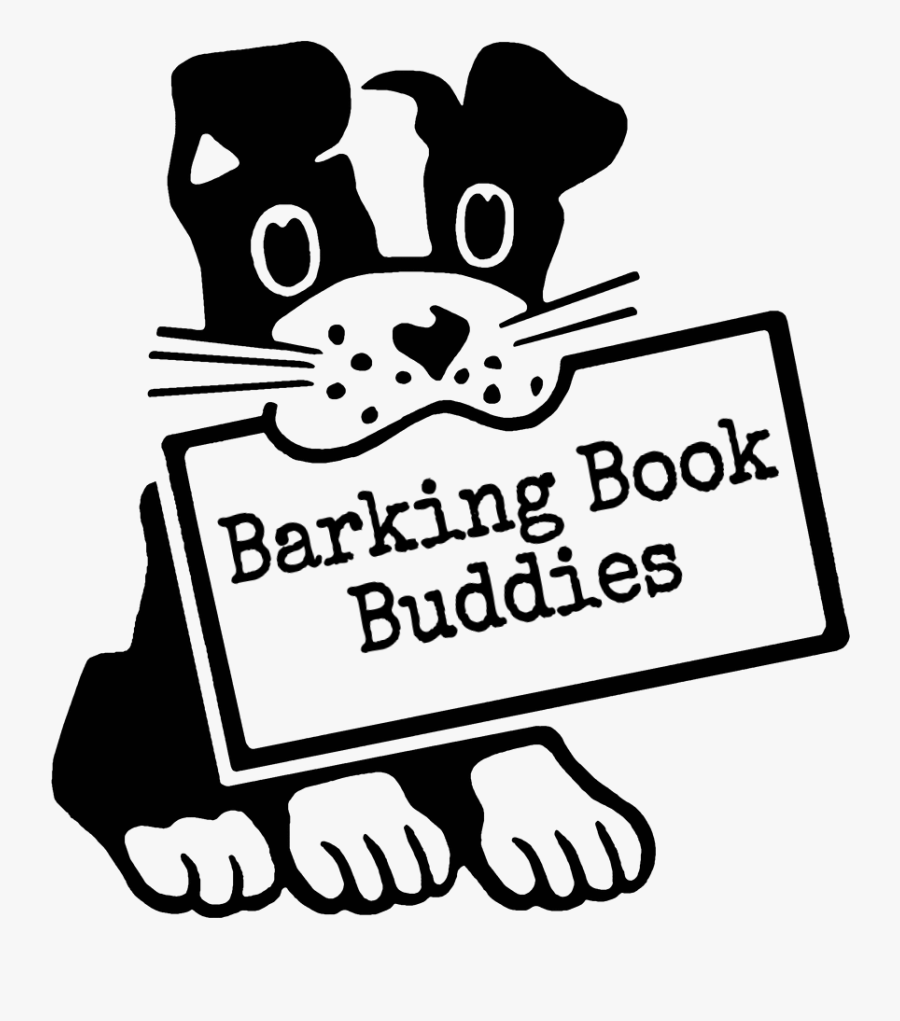 Barking Book Buddies - Dog On Board Sticker, Transparent Clipart