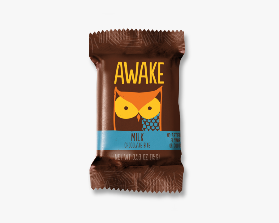 Milk Chocolate Bites - Awake Chocolate Caramel Bites, Transparent Clipart