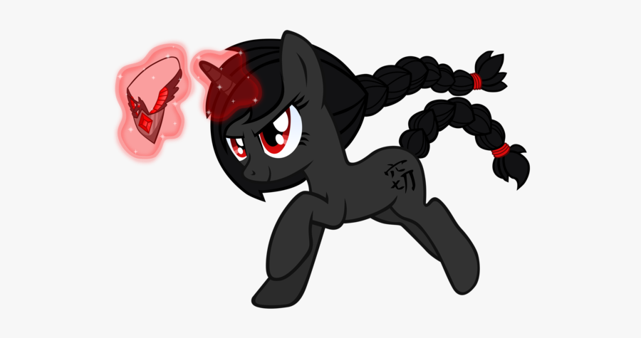 My Little Pony Black Red Oc, Transparent Clipart