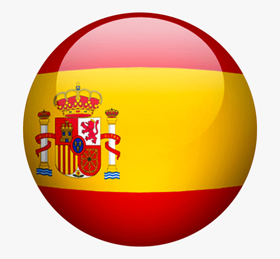 Spain Flag Circle Png, Transparent Clipart