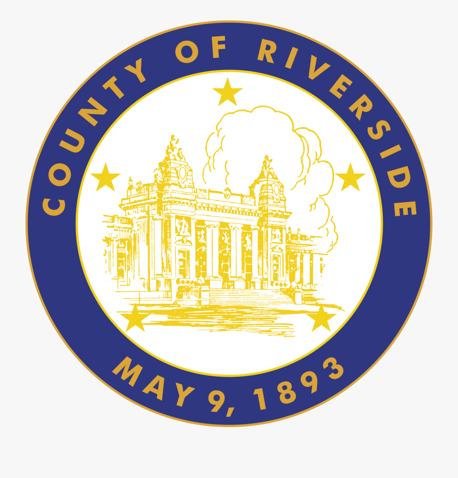 Riverside County California Seal, Transparent Clipart