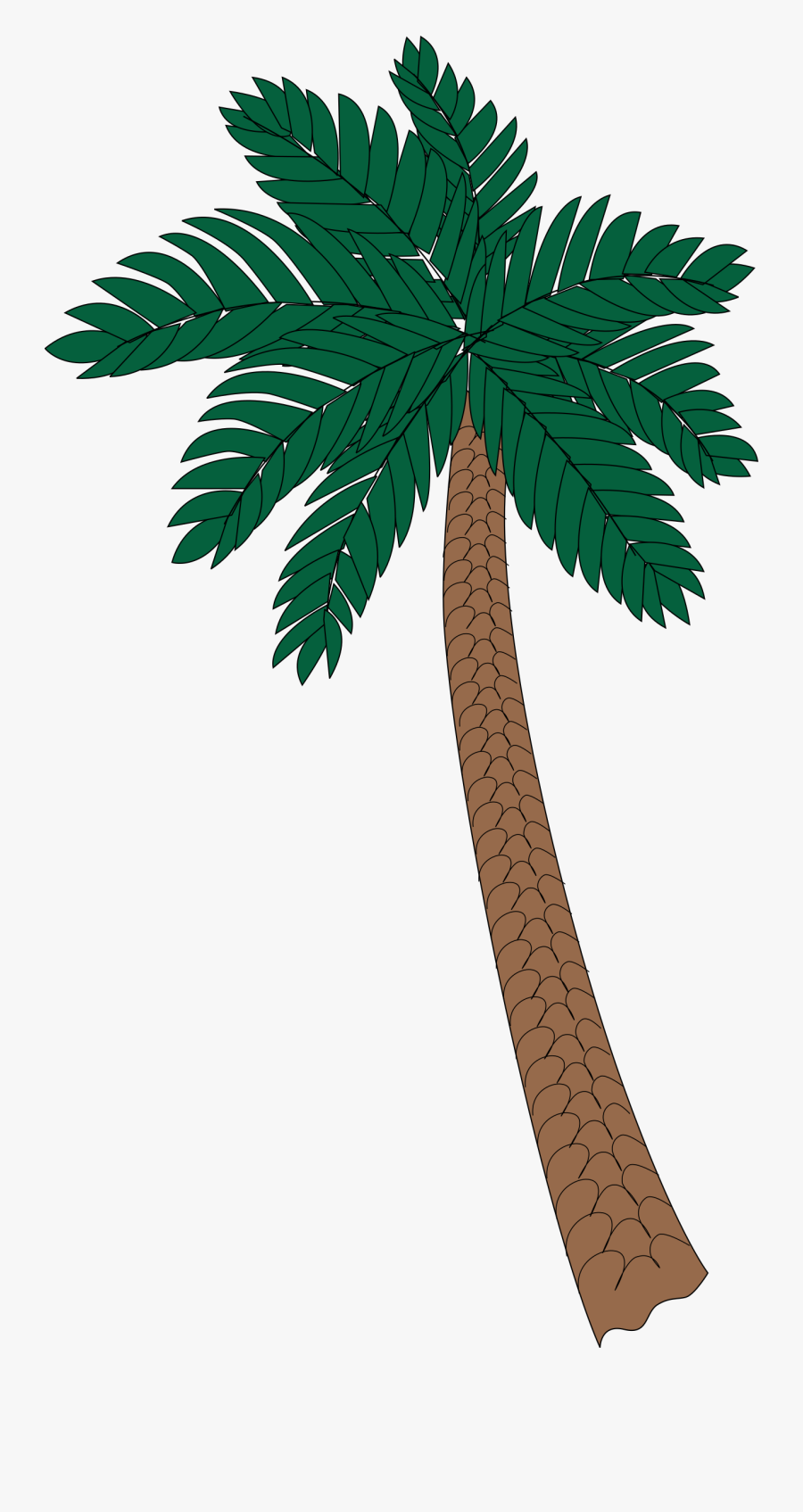 Palm Tree 2 Clip Arts - Kokospalme Png, Transparent Clipart