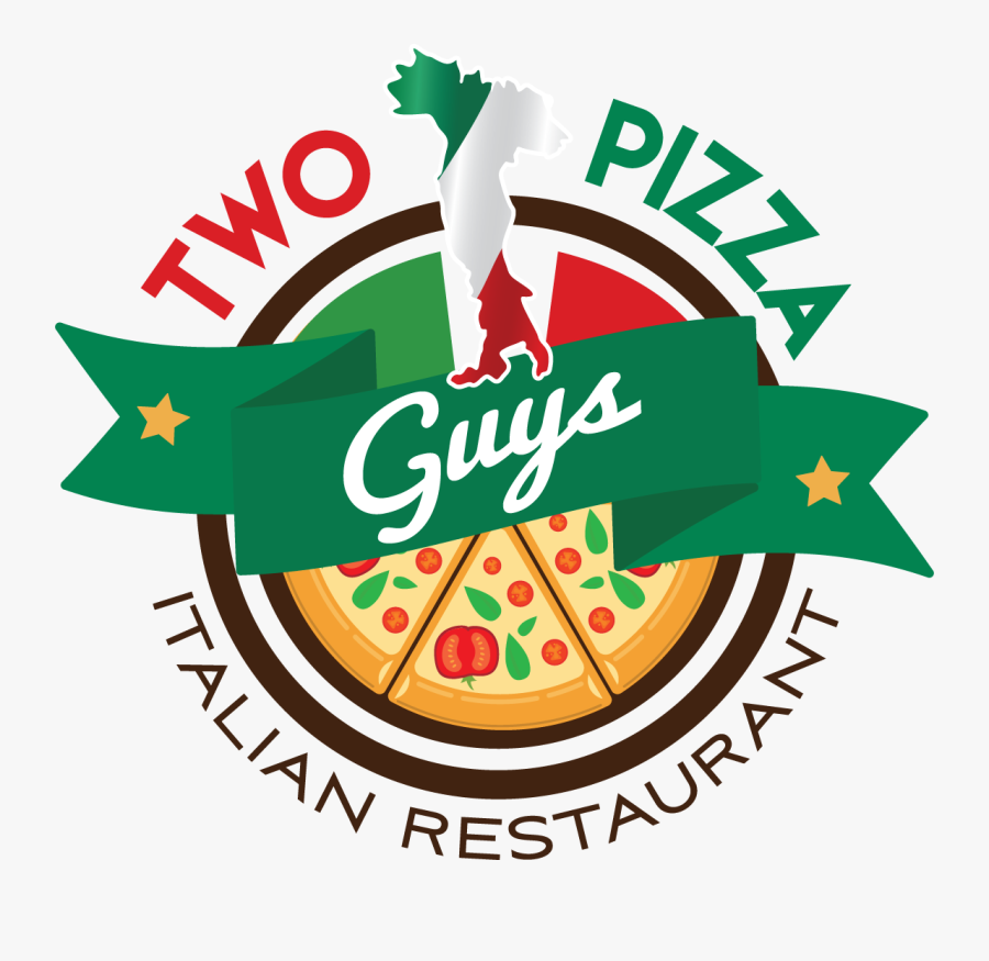 Two Pizza Guys - Emblem, Transparent Clipart