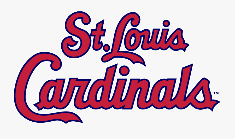 St Louis Cardinals Wordmark, Transparent Clipart