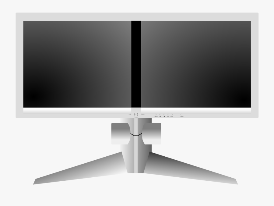 Doublesight Dual Monitor - Dual Monitors Png, Transparent Clipart