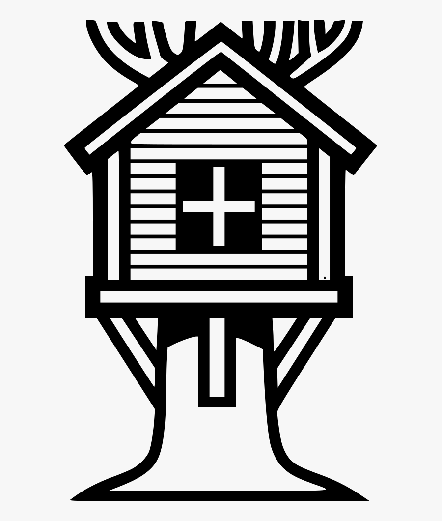 Treehouse - Tree House Icon Png, Transparent Clipart