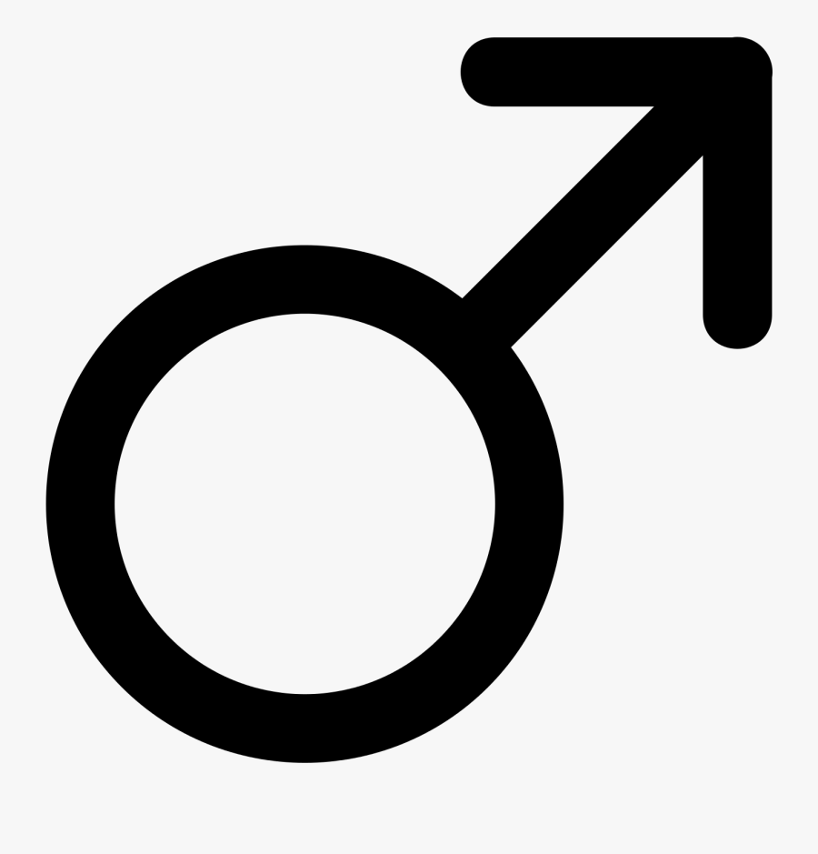 Male Symbol Png - Male Transgender Symbol, Transparent Clipart