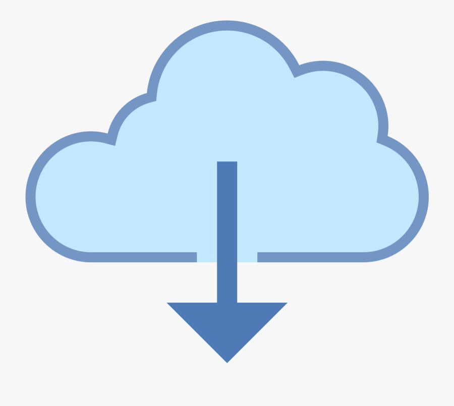 Cloud Download Icon Vector Clipart , Png Download - Cloud Download Icon Vector, Transparent Clipart