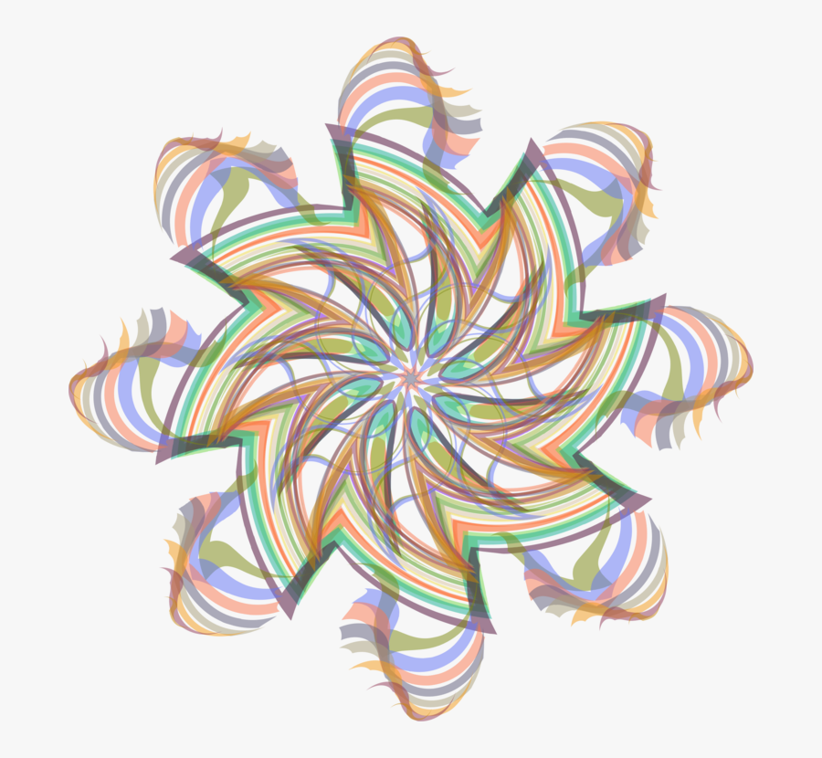Line,flower,symmetry - Visual Arts, Transparent Clipart