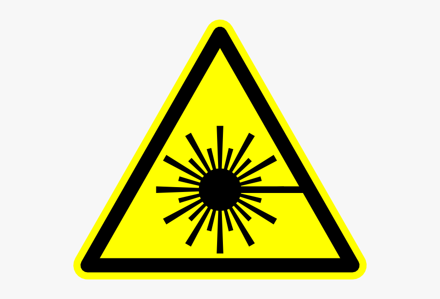Laser Symbol Clip Art Free Vector 4vector - Bright Light Warning Sign