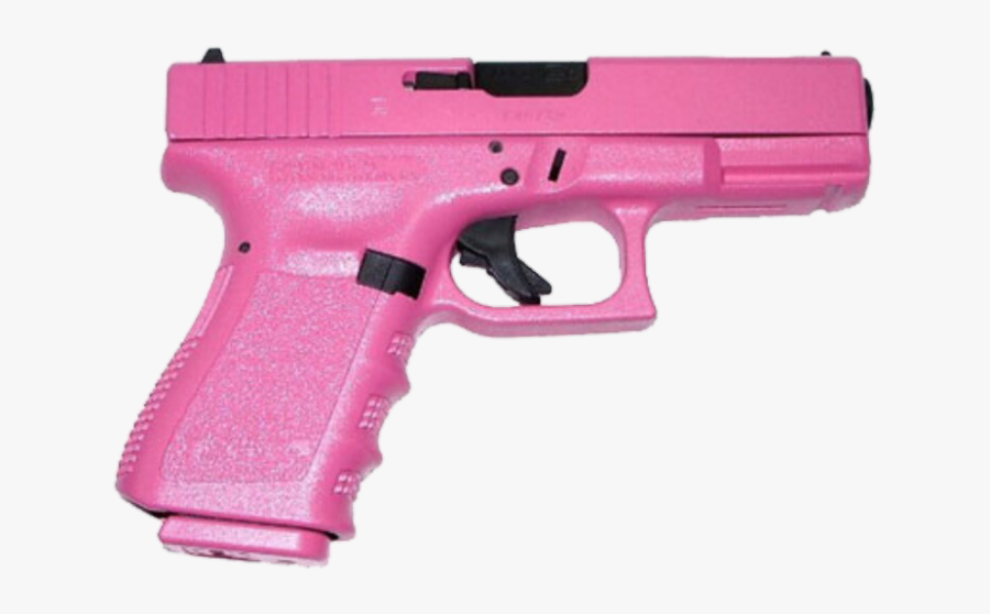 #gun #guns #pistola #pistol #pastel #pink #girl #gang - Pink Gun, Transparent Clipart