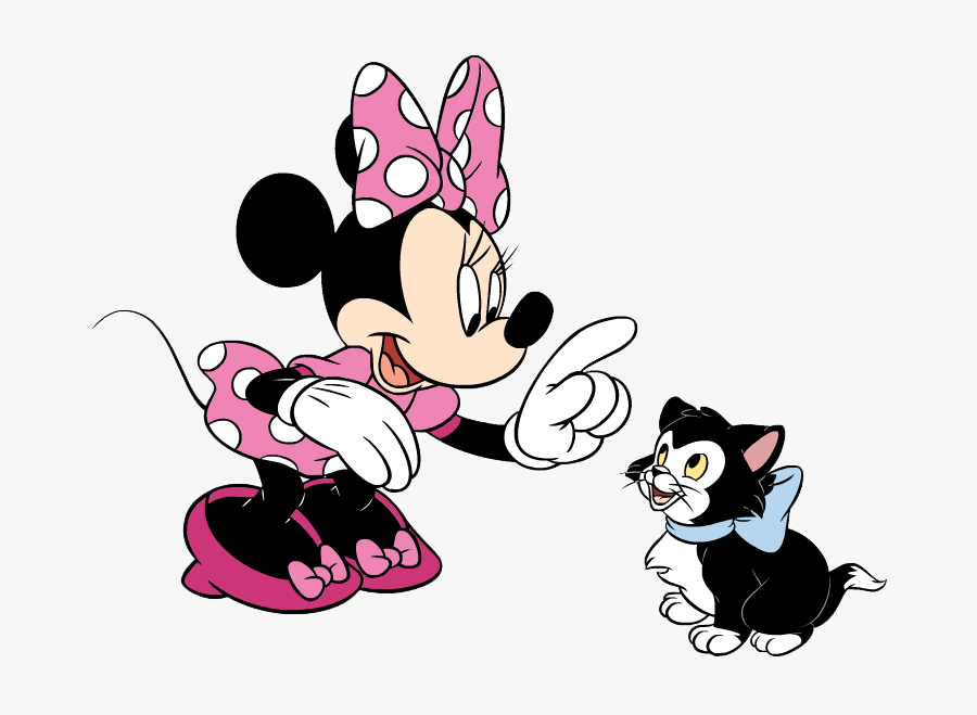 Minnie And Figaro, Transparent Clipart