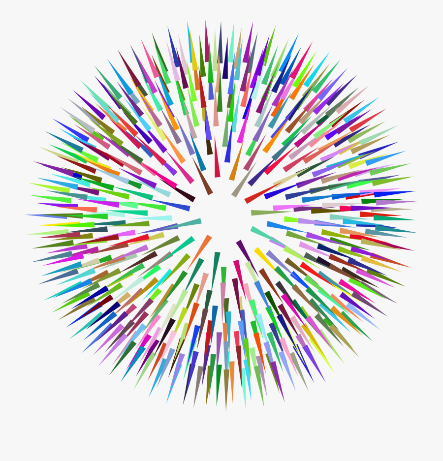 Prismatic Spiked Ball No Background Clip Arts - Spiky Ball No Background, Transparent Clipart