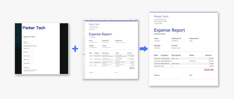 Form Publisher Sheets Expense Google Sheet Form Template Free