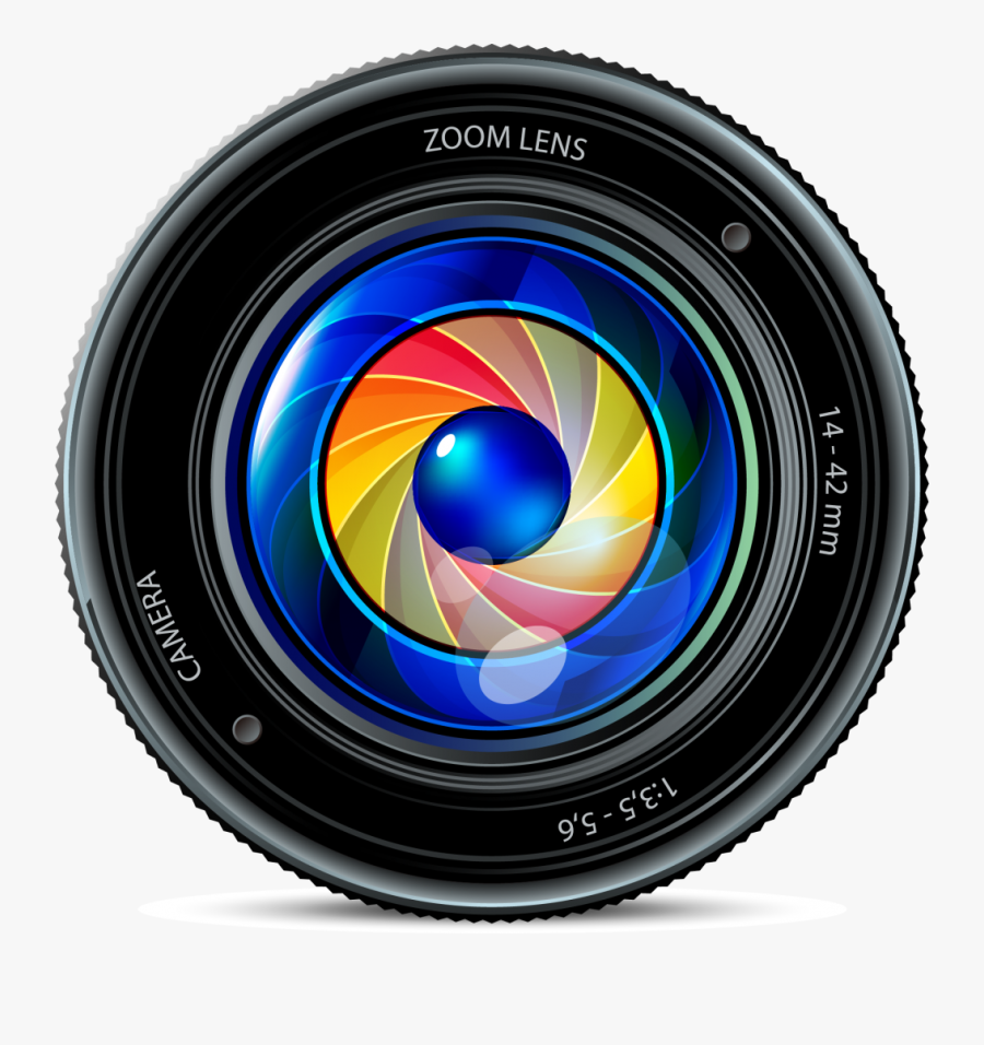 Photography Vector Png - Vector Camera Lens Logo, Transparent Clipart
