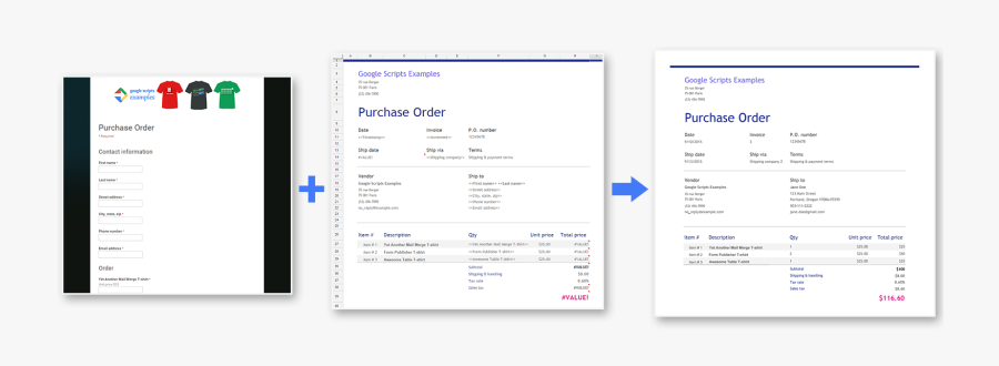 Clip Art Google Docs Templates Invoice - Google Form For Orders