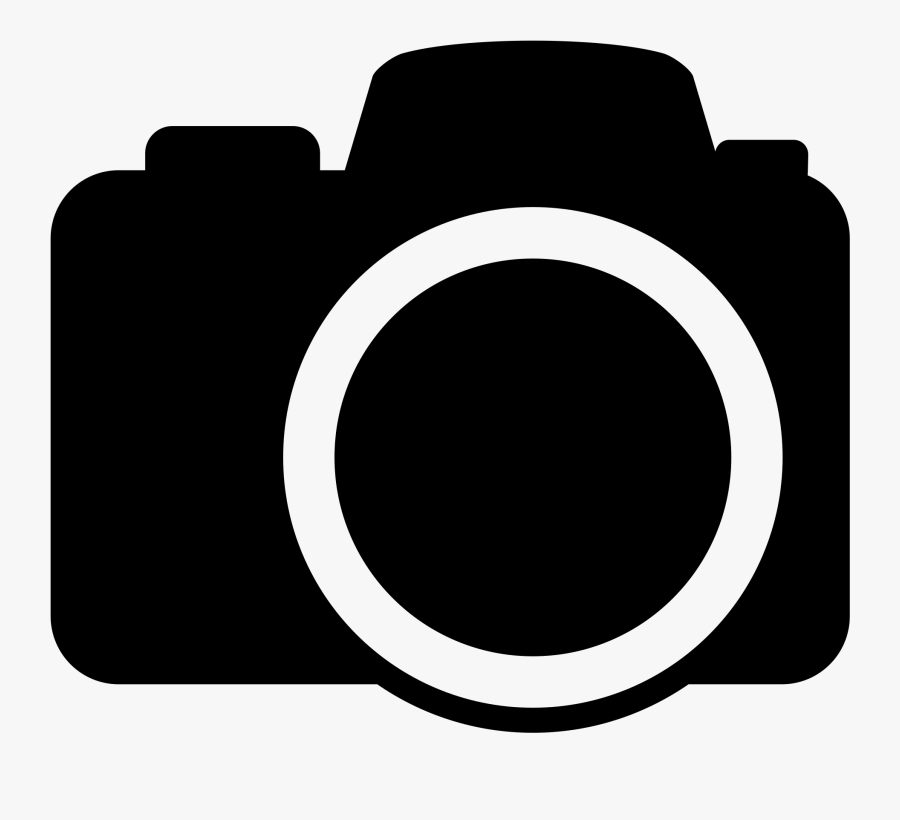 Emoji Clipart Camera - Camera Emoji Black And White, Transparent Clipart