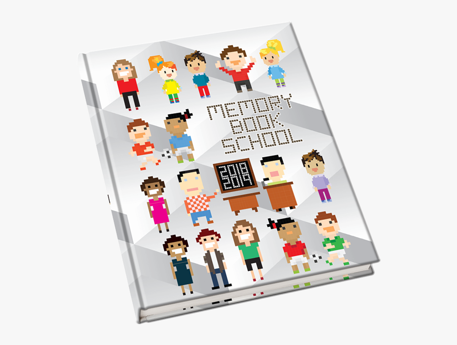 Yearbook Clipart Information Book - Elementary School Yearbook Cartoon, Transparent Clipart