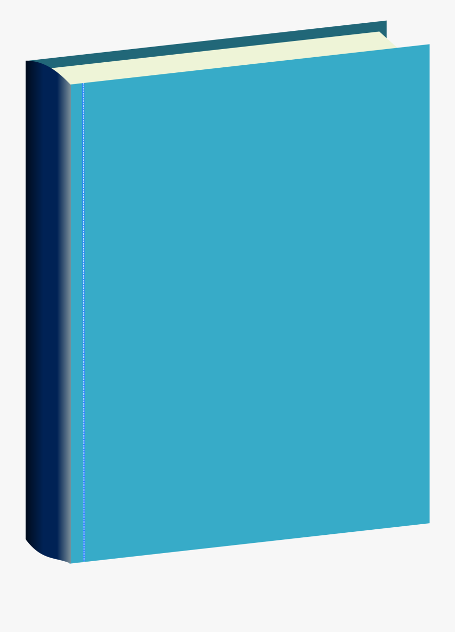 Blue,square,angle - Plain Book Cover Png, Transparent Clipart