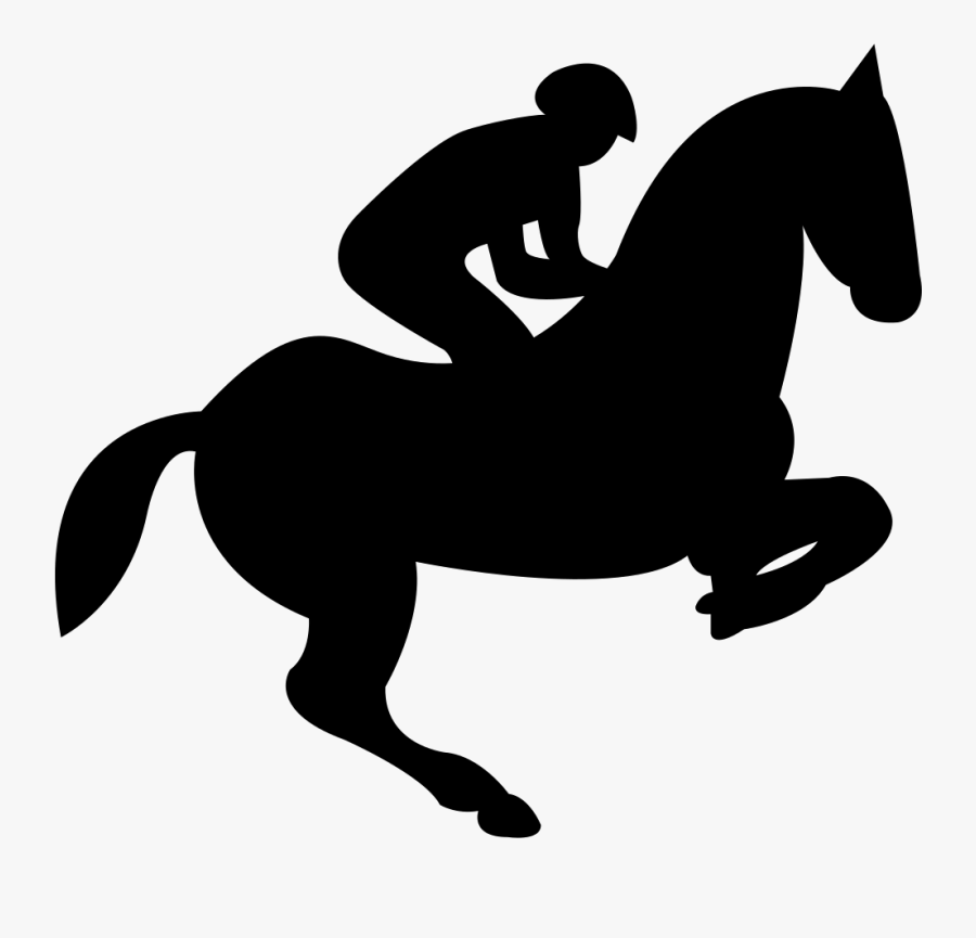 Teach Your Horse To Jump Show Jumping Equestrian - Jumping Horse Icon Png, Transparent Clipart